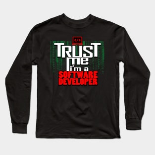 I.T. Software Developer Engineer Programmer I.T. Expert for Computer Nerds Long Sleeve T-Shirt